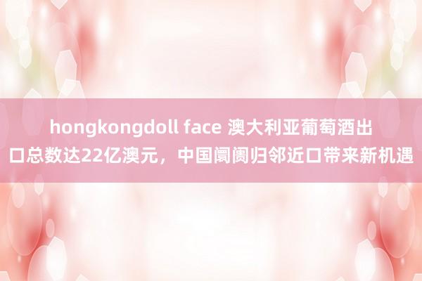 hongkongdoll face 澳大利亚葡萄酒出口总数达22亿澳元，中国阛阓归邻近口带来新机遇