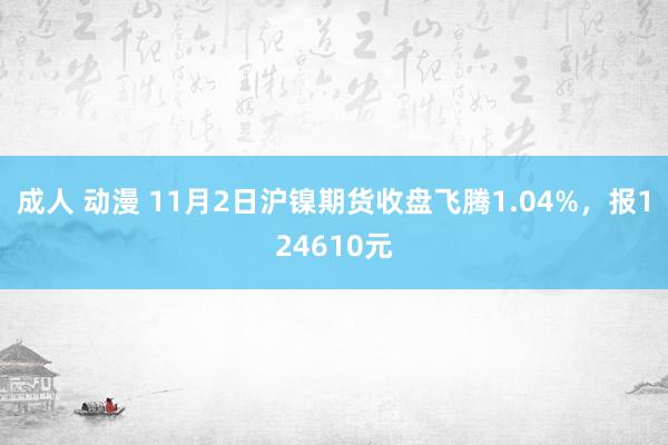 成人 动漫 11月2日沪镍期货收盘飞腾1.04%，报124610元