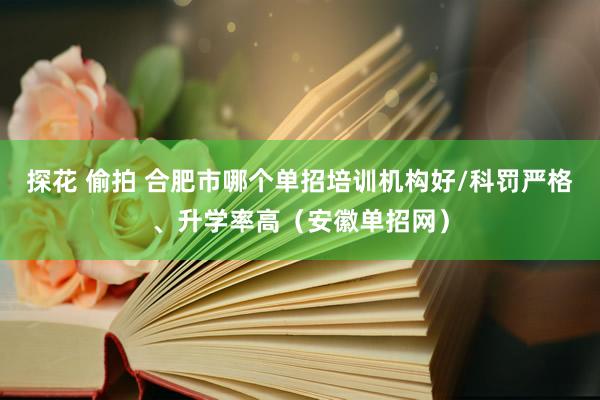 探花 偷拍 合肥市哪个单招培训机构好/科罚严格、升学率高（安徽单招网）