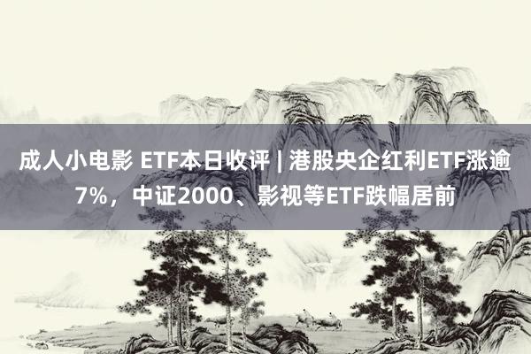 成人小电影 ETF本日收评 | 港股央企红利ETF涨逾7%，中证2000、影视等ETF跌幅居前