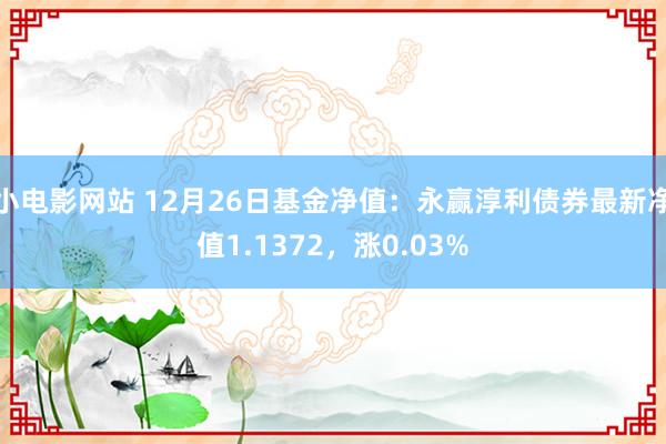 小电影网站 12月26日基金净值：永赢淳利债券最新净值1.1372，涨0.03%